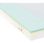 FAN Taschenfederkernmatratze, Wei&szlig;, Textil, 100x200 cm, Made in Germany, Oeko-Tex&reg;