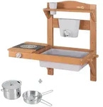 Roba Spiel-, Teak, Holz, Rechteckig, 65x65x36 cm, unisex, FSC 100%, Outdoor