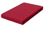 Schlafgut Boxspring-Spannleintuch Pure, Dunkelrot, Textil, 180-200x200-220 cm,