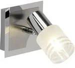 Brilliant Wandspot, Wei&szlig;, Metall, 11x14.5x14.5 cm, Lampen & Leuchten,