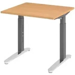 b&uuml;m&ouml; Schreibtisch, Buche, Graphit, Holzwerkstoff, Nachbildung,Buche,...
