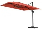 Habitat Garten Sonnenschirm, Rot, Metall, 400x300 cm, Sonnen- & Sichtschutz,