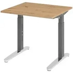b&uuml;m&ouml; Schreibtisch, Wildeiche, Graphit, Holzwerkstoff, Nachbildung,Eiche,
