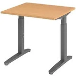 b&uuml;m&ouml; Schreibtisch, Buche, Graphit, Holzwerkstoff, Nachbildung,Buche,...