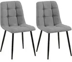 CLP Stuhl, Grau, Metall, 45x84x55 cm, Esszimmer, St&uuml;hle, Esszimmerst&uuml;hle,
