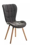 CLP Stuhl, Hellgrau, Holz, 50x88x63 cm, Esszimmer, St&uuml;hle, Esszimmerst&uuml;hle,