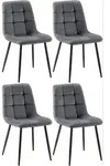 CLP Stuhl, Dunkelgrau, Metall, 45x84x55 cm, Esszimmer, St&uuml;hle, Esszimmerst&uuml;hle,