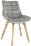 CLP Stuhl, Grau, Holz, 54x84x63 cm, Esszimmer, St&uuml;hle, Esszimmerst&uuml;hle,