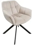 riess-ambiente Armlehnstuhl, Creme, Champagner, Metall, 65x83x66 cm, Esszimmer,