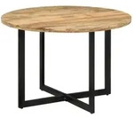 vidaXL Esstisch,, Braun, Holz, 110x75x110 cm, Esszimmer, Tische, Esstische