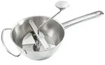 Leifheit Passiersieb Passierm&uuml;hle, Silber, Metall, 9x20x41 cm, Fsc, rostfrei,