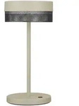 Hell Akku-Tischleuchte, Sand, Metall, 30 cm, kabellos, Lampen & Leuchten,