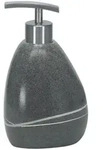 Kleine Wolke Seifenspender Stones, Dunkelgrau, Kunststoff, Uni, 16.5 cm,