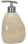 Kleine Wolke Seifenspender Stones, Sand, Kunststoff, Uni, 16.5 cm, Kunststoffpumpe,