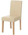 MCW Esszimmerstuhl, Beige, Braun, Textil, 43x90x56 cm, Esszimmer, St&uuml;hle,