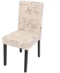 MCW Esszimmerstuhl, Beige, Schwarz, Textil, 43x90x56 cm, Esszimmer, St&uuml;hle,