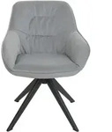 MCW Esszimmerstuhl, Hellgrau, Textil, 59x84x52 cm, Esszimmer, St&uuml;hle,