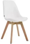 CLP Stuhl, Wei&szlig;, Holz, 48x84x55 cm, Esszimmer, St&uuml;hle, Esszimmerst&uuml;hle,
