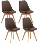 CLP Stuhl, Braun, Holz, 49x83x50 cm, Esszimmer, St&uuml;hle, Esszimmerst&uuml;hle,