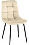 CLP Stuhl, Creme, Metall, 45x84x55 cm, Esszimmer, St&uuml;hle, Esszimmerst&uuml;hle,