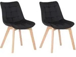 CLP Stuhl, Schwarz, Holz, 46x82x61 cm, Esszimmer, St&uuml;hle, Esszimmerst&uuml;hle,
