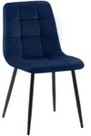 CLP Stuhl, Dunkelblau, Metall, 45x84x55 cm, Esszimmer, St&uuml;hle, Esszimmerst&uuml;hle,