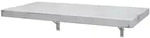 MCW Wandtisch, Wei&szlig;, Holz, Paulownia, 100x20x50 cm, Esszimmer, Tische