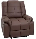 Homcom Massagesessel,, Braun, Leder, Echtholz,Eukalyptusholz, F&uuml;llung:...