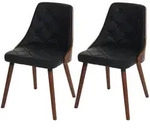 MCW Esszimmerstuhl, Schwarz, Textil, 50x82x53 cm, Esszimmer, St&uuml;hle,