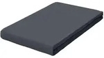 Schlafgut Boxspring-Spannleintuch Pure, Dunkelgrau, Textil, 90-100x190-220 cm,