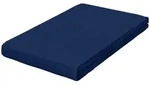 Schlafgut Boxspring-Spannleintuch Pure, Dunkelblau, Textil, 90-100x190-220 cm,