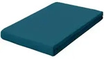 Schlafgut Boxspring-Spannleintuch Pure, Petrol, Textil, 90-100x190-220 cm,...