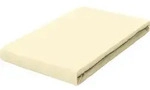 Schlafgut Boxspring-Spannleintuch Pure, Hellgelb, Textil, 90-100x190-220 cm,...