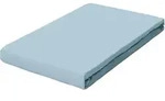 Schlafgut Boxspring-Spannleintuch Pure, Hellblau, Textil, 90-100x190-220 cm,...