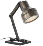 Brilliant Tischleuchte, Schwarz, Metall, 18x48x37 cm, Lampen & Leuchten,