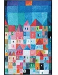 wash+dry FU&szlig;MATTE Colourful Houses, Mehrfarbig, Textil, Graphik, rechteckig, 75x120
