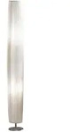 P & B Stehleuchte, Silber, Kunststoff, rund,rund, 14x120x14 cm, Kippschalter, Lampen