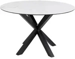 Mid.you Esstisch, Wei&szlig;, Keramik, rund, eckig, 119x75.5x119 cm, Esszimmer, Tische,