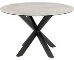 Mid.you Esstisch, Grau, Keramik, rund, eckig, 119x75.5x119 cm, Esszimmer, Tische,