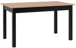 P & B Esstisch, Schwarz, Eiche Artisan, Holzwerkstoff, rechteckig, eckig, 70x76.5x120