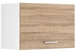 Vicco H&auml;ngeschrank, Sonoma Eiche, Wei&szlig;, Holzwerkstoff, 1 F&auml;cher, Rechteckig,