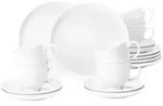 Seltmann Weiden Kaffeeservice, Wei&szlig;, Keramik, 18-teilig, Rund, 24x18.1x43 cm, Essen