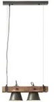 Brilliant Pendelleuchte, Schwarz, Holz, 51x115x20 cm, Lampen & Leuchten,