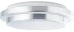 Brilliant Led-Deckenleuchte, Silber, Wei&szlig;, Metall, Kunststoff, 12.5 cm,