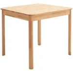 P & B Esstisch, Kernbuche, Holz, Kernbuche, massiv, quadratisch, 80x76x80 cm, Fsc,