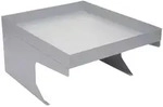 MCW M&auml;hroboter-Garage, Grau, Metall, 60x37x70 cm, Gartenzubeh&ouml;r, Gartenpflege,