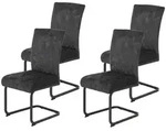 Hela Vertriebs GmbH Schwingstuhl, Anthrazit, Metall, 46x96x60 cm, Esszimmer,...