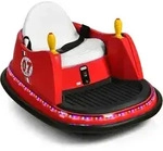 Costway Autoscooter, Rot, Kunststoff, 75x42x57 cm, Spielzeug, Kinderspielzeug,