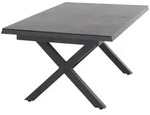 Siena Garden Gartentisch, Anthrazit, Titan, Metall, rechteckig, X-Form,