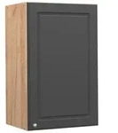 Vicco H&auml;ngeschrank, Anthrazit, Honigeiche, Holzwerkstoff, 2 F&auml;cher,...